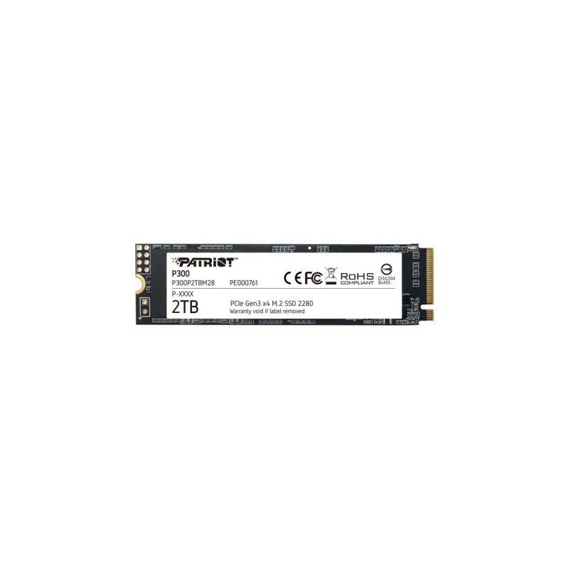 Patriot P300 2 TB, SSD(PCIe 3.0 x4, NVMe 1.3, M.2 2280)