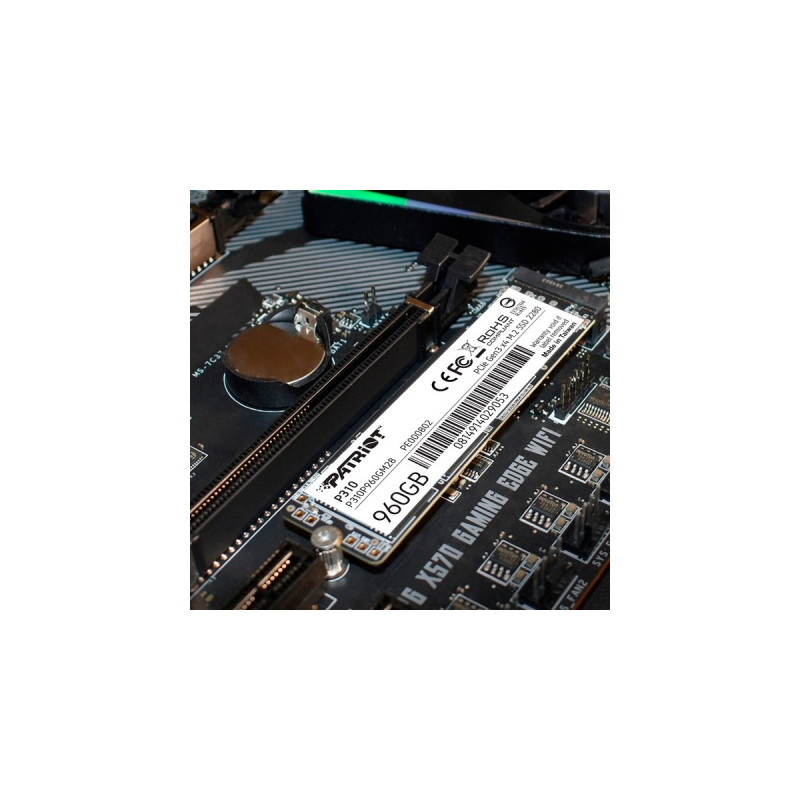 Patriot P310 960 GB, SSD(PCIe 3.0 x4, NVMe 1.3, M.2 2280)
