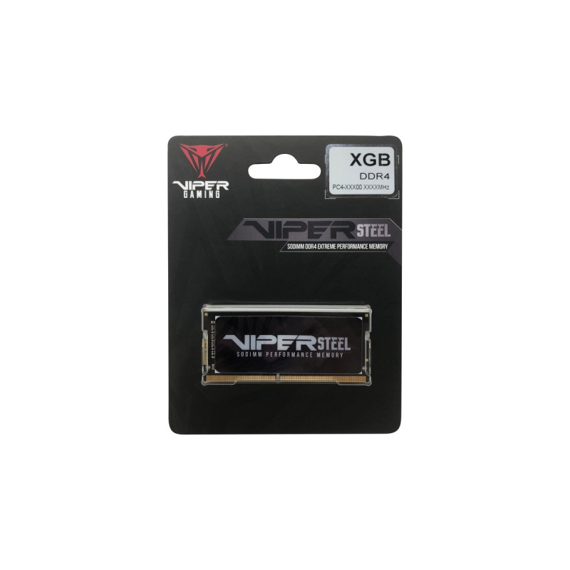 Patriot SO-DIMM 32 GB DDR4-2400, Arbeitsspeicher(grau, PVS432G240C5S, Viper Steel, INTEL XMP)