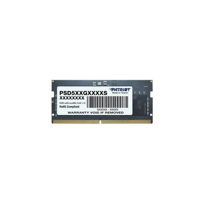 Patriot SO-DIMM 32 GB DDR5-4800, Arbeitsspeicher(schwarz, PSD532G48002S, Signature)