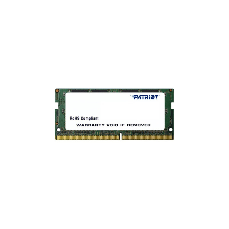 Patriot SO-DIMM 8 GB DDR4-3200, Arbeitsspeicher(schwarz, PSD48G320081S, Signature Line)
