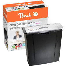 Peach Strip Cut Schredder PS400-02, Aktenvernichter(silber/schwarz)