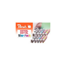 Peach Tinte PI100-311 (10er-Pack)(kompatibel zu Canon PGI-570XL/CLI-571XL)