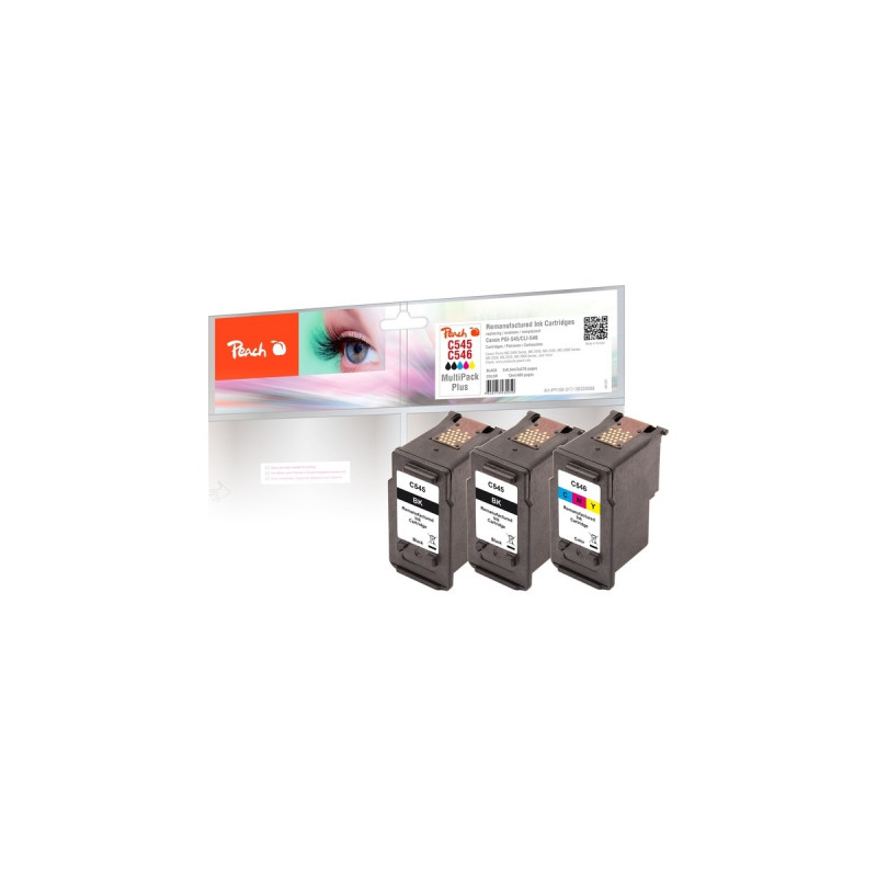 Peach Tinte Spar Pack PI100-317(kompatibel zu Canon PG-545/CL-546)