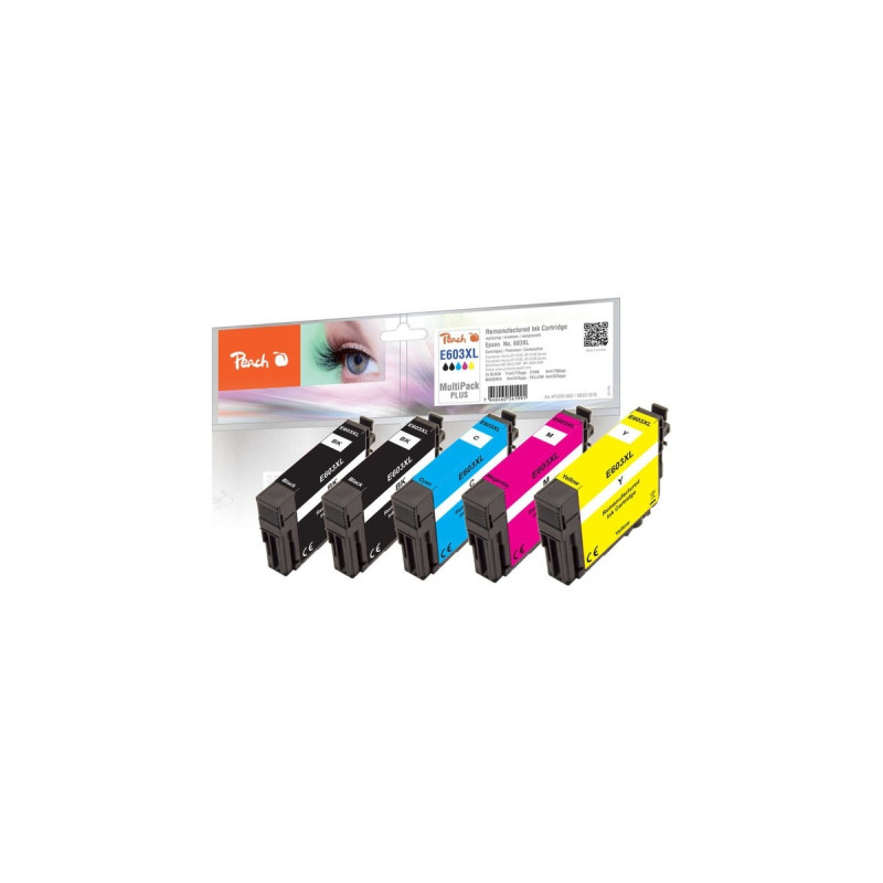 Peach Tinte Spar Pack Plus 321078(kompatibel zu Epson 603XL, refurbished)