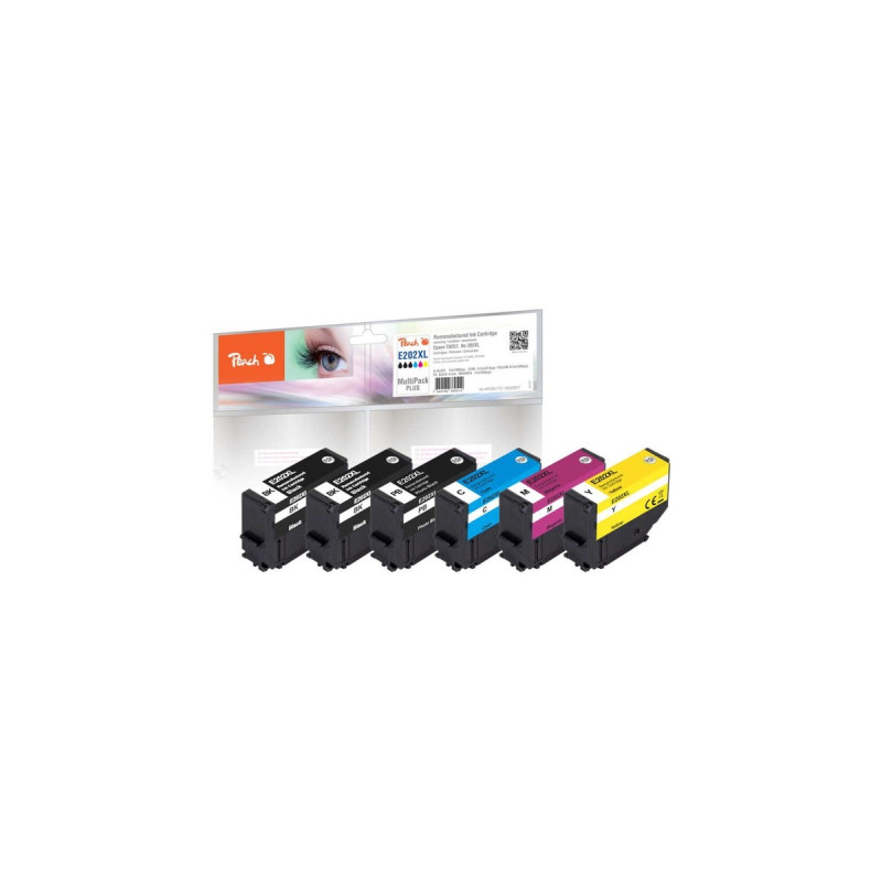 Peach Tinte Spar Pack Plus PI200-774(kompatibel zu Epson 202XL (T02G1, T02H))