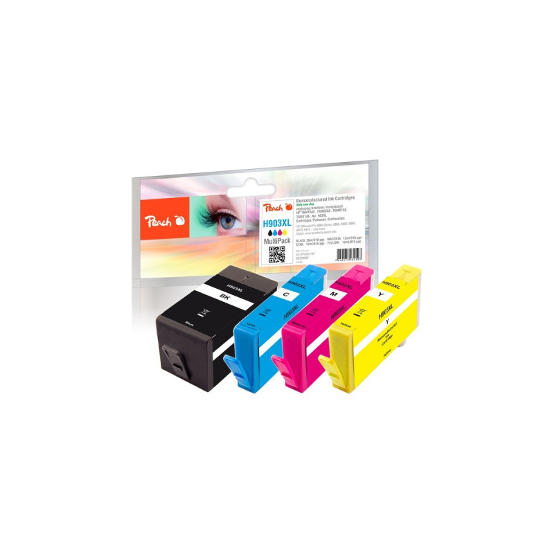 Peach Tinte Sparpack PI300-767(kompatibel zu HP Nr. 903XL)