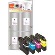 Peach Tinte Sparpack PI500-85(kompatibel zu Brother LC-123)