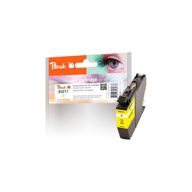 Peach Tinte gelb PI500-223(kompatibel zu Brother LC-3217Y)