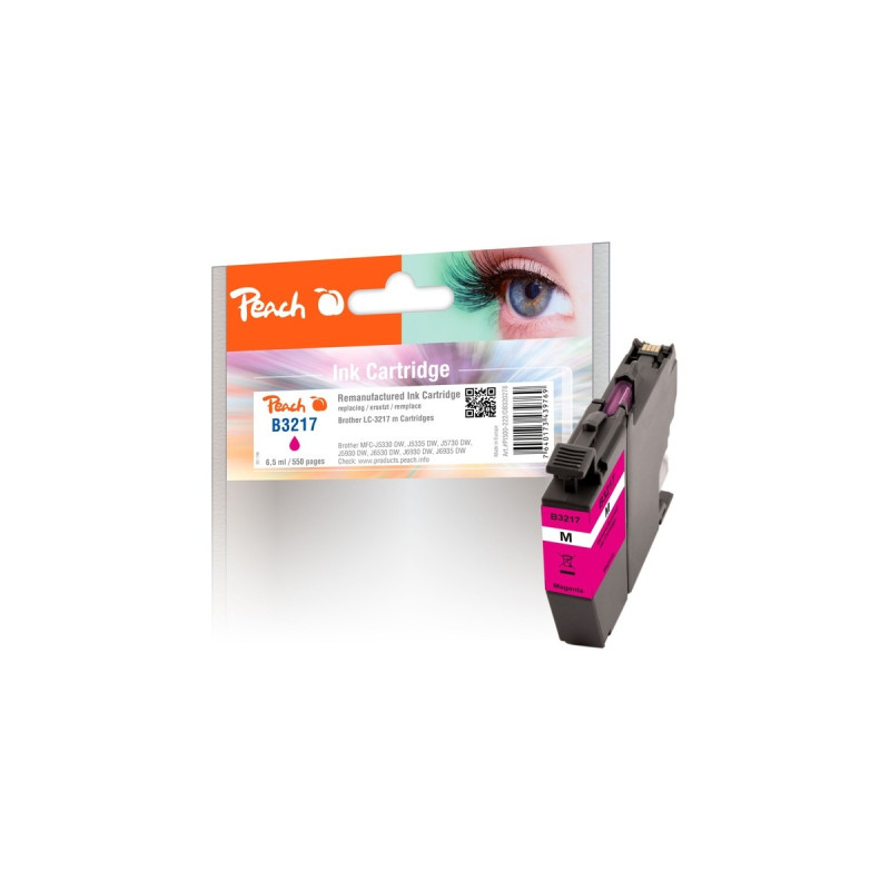 Peach Tinte magenta PI500-222(kompatibel zu Brother LC-3217M)