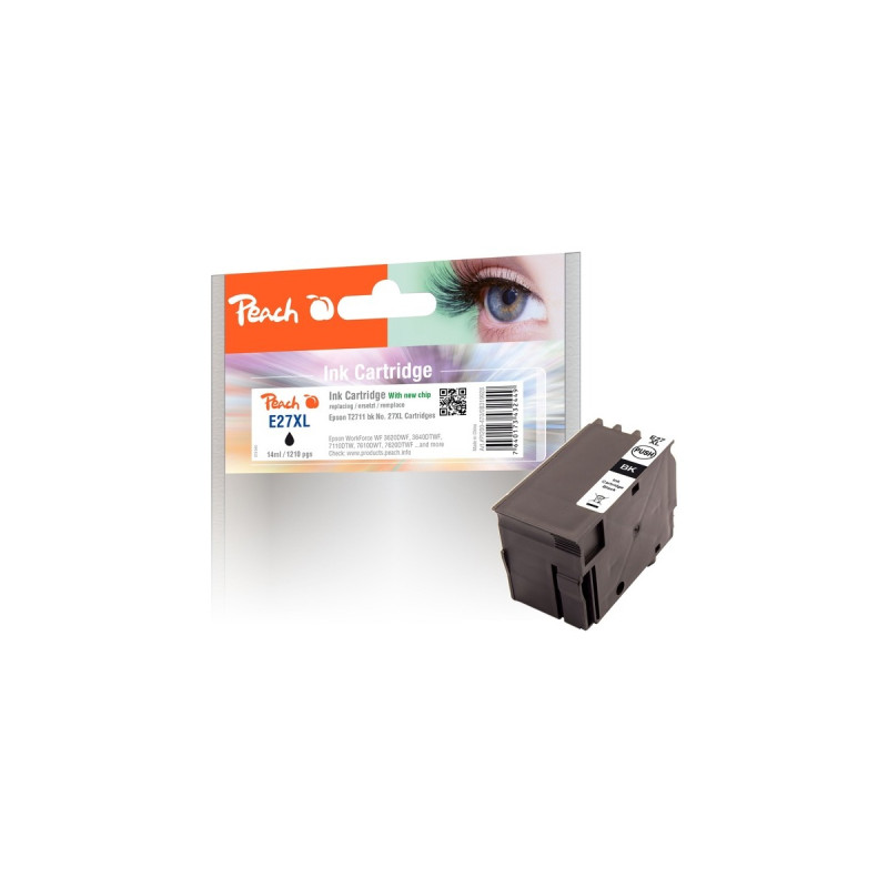 Peach Tinte schwarz Nr. 27XL(kompatibel zu Epson T2711)