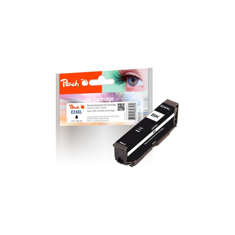 Peach Tinte schwarz PI200-287(kompatibel zu Epson 24XL (C13T24314012))