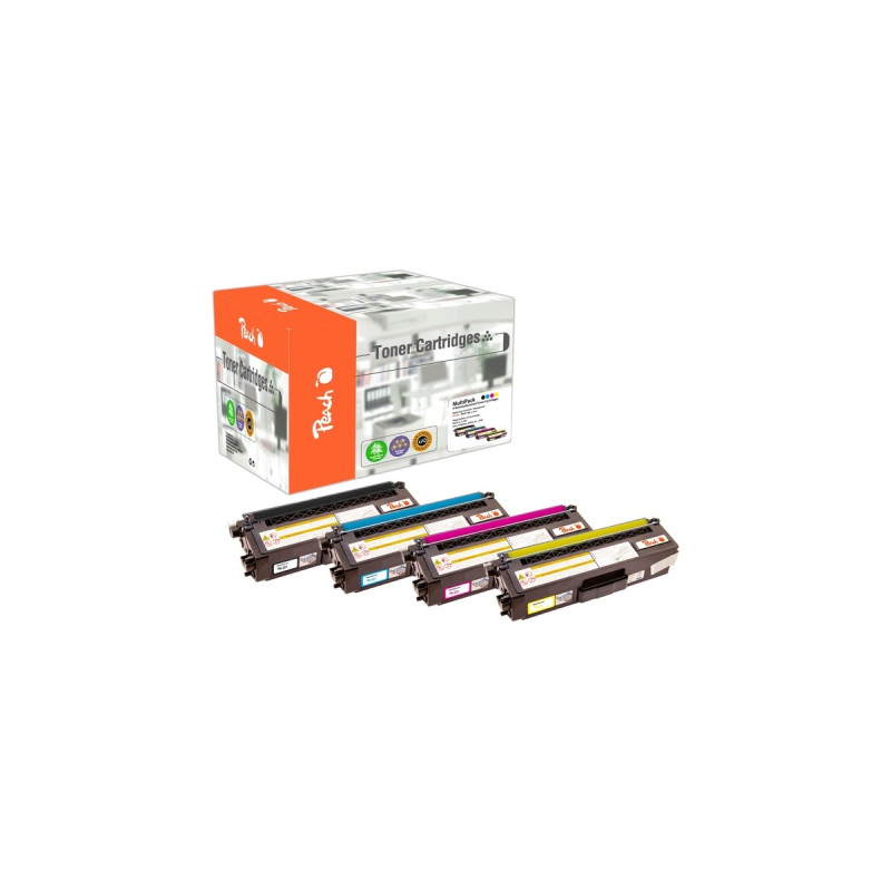 Peach Toner Spar Pack PT788(kompatibel zu Brother TN-321)