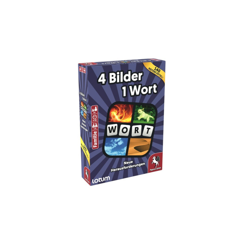 Pegasus 4 Bilder 1 Wort - Neue Herausforderungen, Kartenspiel