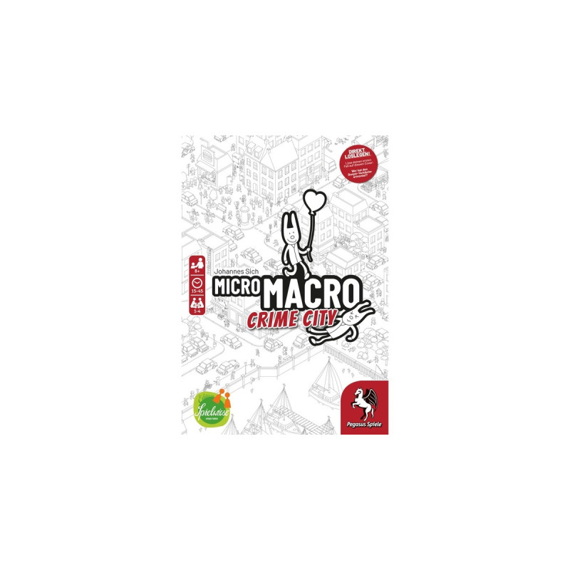 Pegasus MicroMacro: Crime City, Brettspiel(Spiel des Jahres 2021)