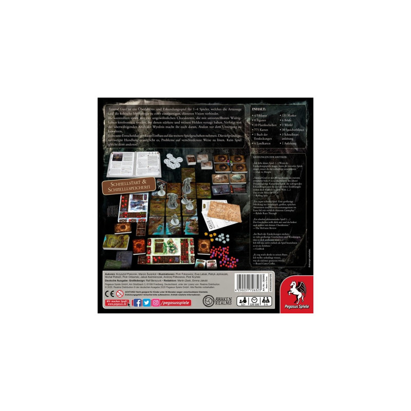 Pegasus Tainted Grail, Brettspiel