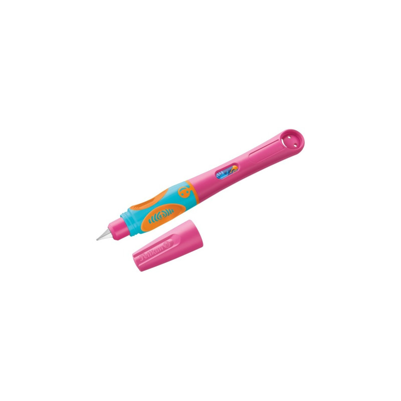 Pelikan Füllhalter Griffix 4 für Linkshänder, Füllfederhalter(pink, Lovely Pink)