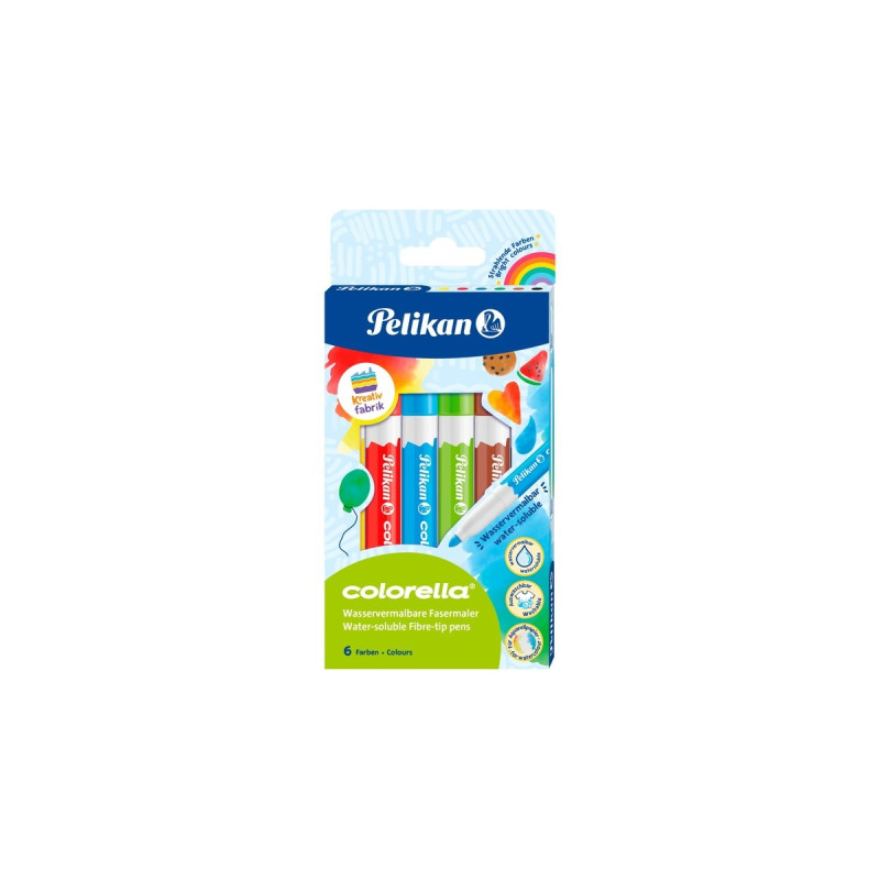 Pelikan Fasermaler Colorella C/wv/6 6 ST in Faltschachtel , Stift
