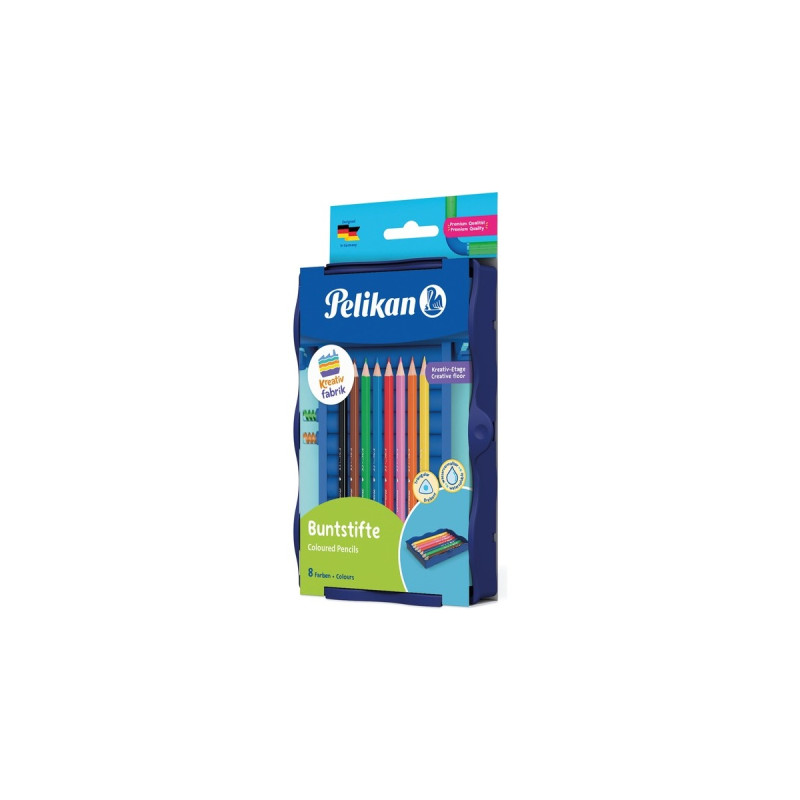 Pelikan Kreativfabrik Buntstifte BSD/8 sortiert in Universaletage 8 ST, Set(8 Stück)