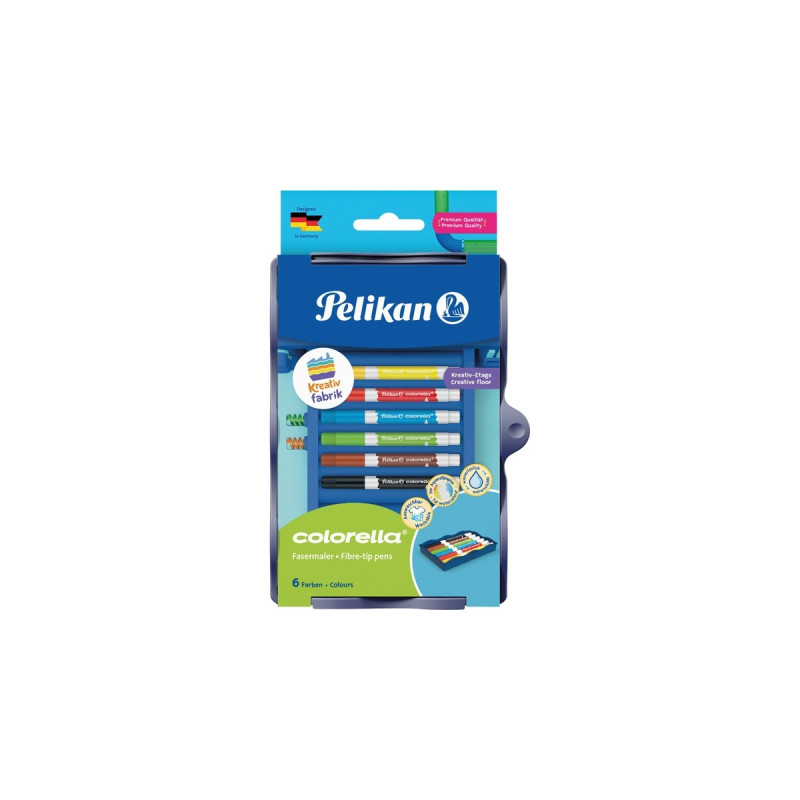 Pelikan Kreativfabrik Fasermaler Colorella C/wv/6 6 ST in Universaletage, Stift