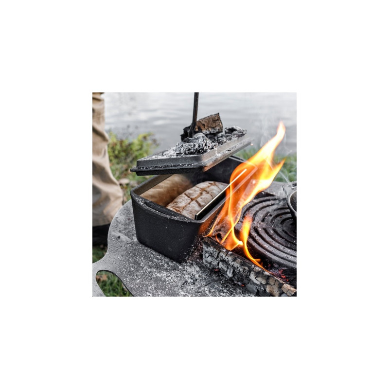 Petromax Baguetteblech für Kastenformen, Grillplatte(edelstahl)