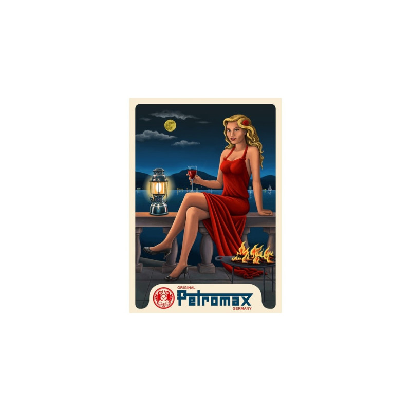 Petromax Blechschild, Dekoration