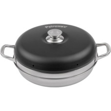 Petromax Camping Backofen, Backform(edelstahl/schwarz, 3-teilig)