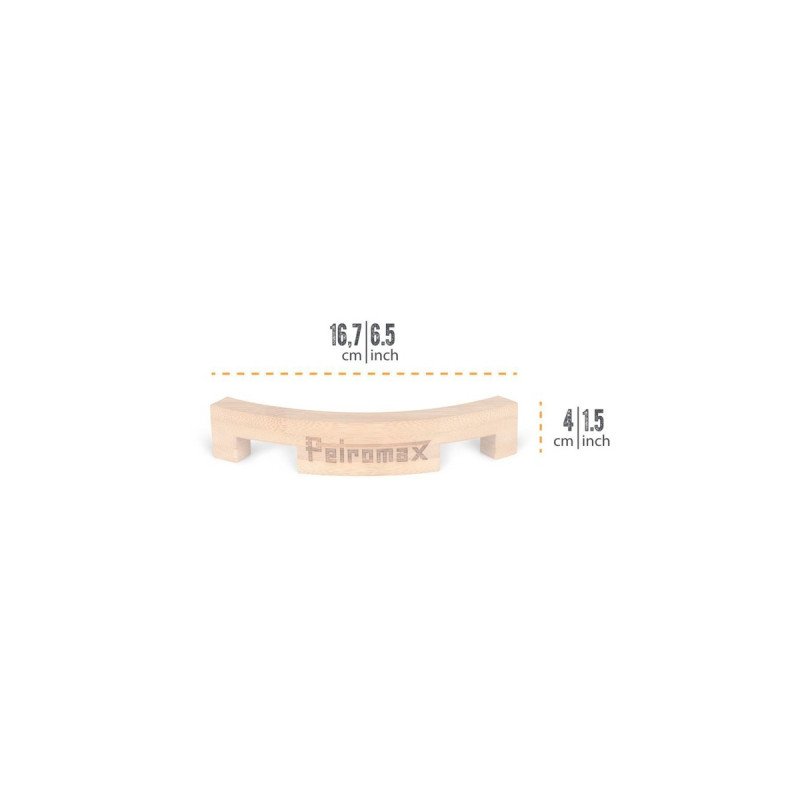 Petromax Deckel-Abstandshalter für Feuertöpfe, Untersetzer(holz, 2 Stück)
