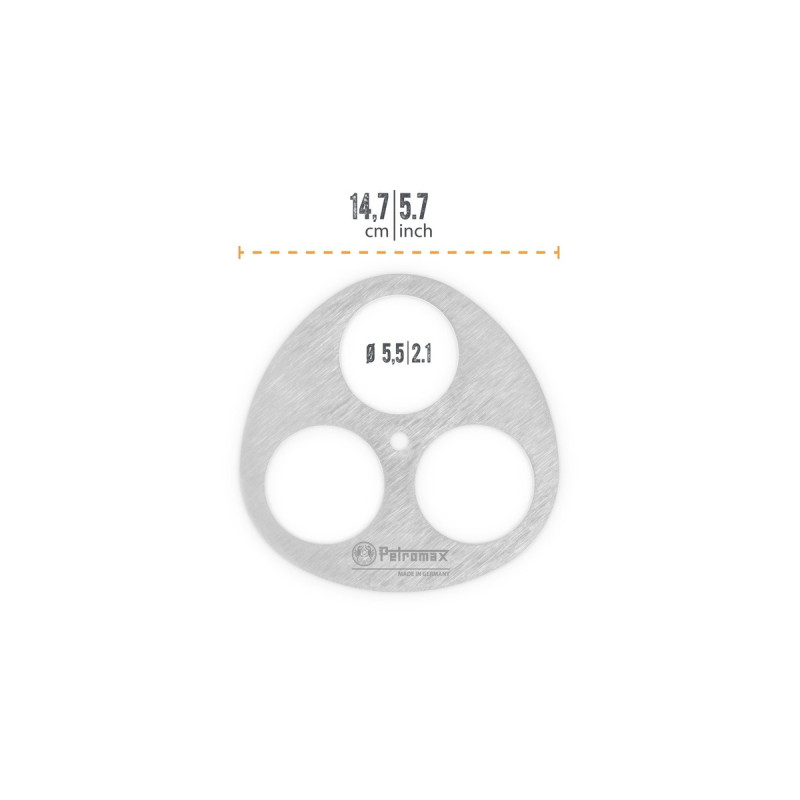 Petromax Dreibein-Ring, groß, Halterung(für Äste mit Ø bis 5,5cm)