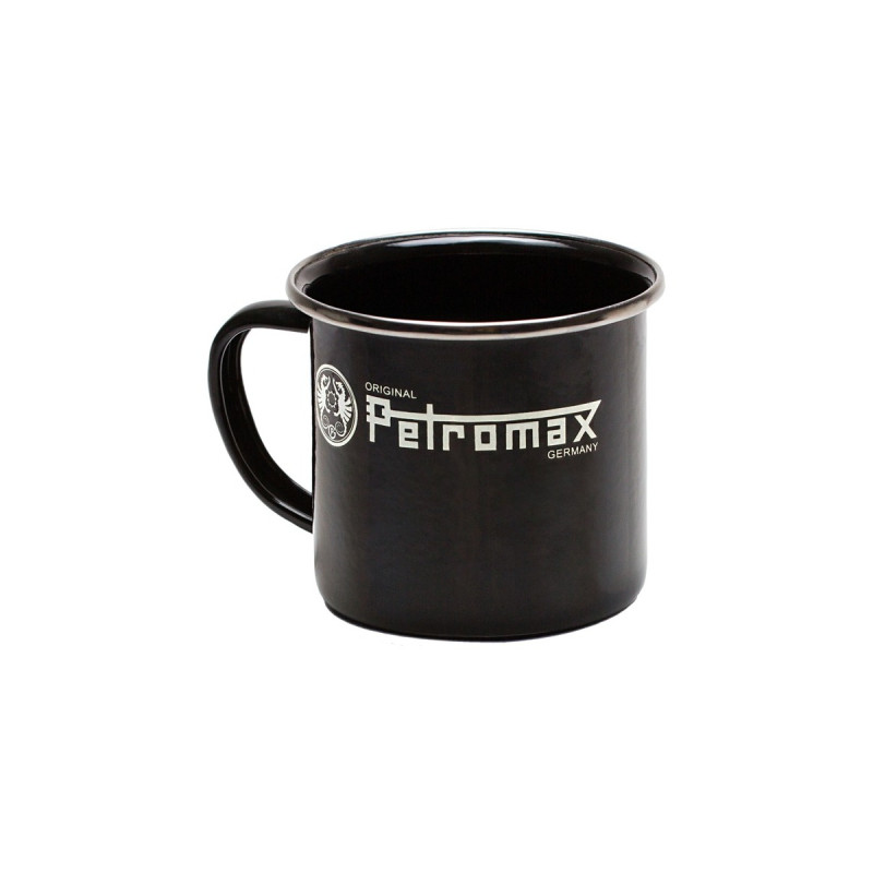 Petromax Emaille-Becher px-mug-s(schwarz, Ø 9,1cm)