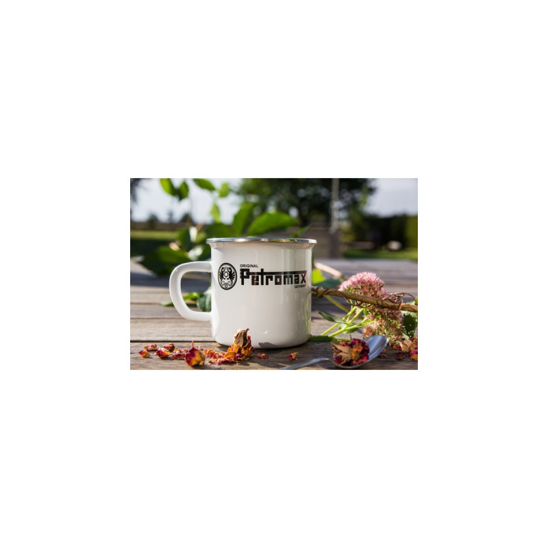 Petromax Emaille-Becher px-mug-w, Tasse(weiß, Ø 9,1cm)