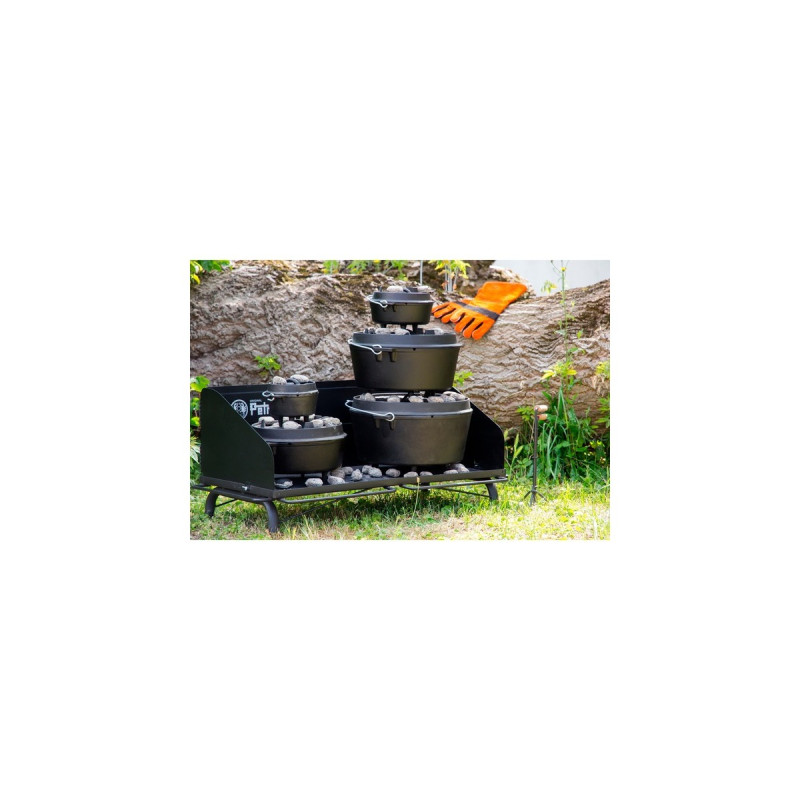 Petromax Feuertopf Tisch fe90, Feuerstelle(schwarz)