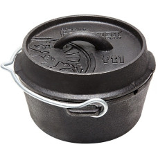 Petromax Feuertopf ft1-t(schwarz, mit planem Boden)