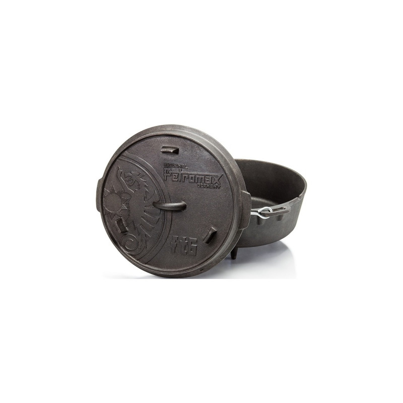 Petromax Feuertopf ft6(schwarz, mit Füßen)