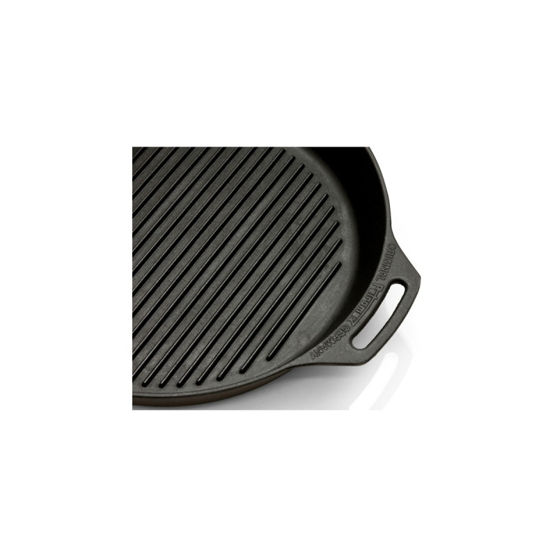 Petromax Grill-Feuerpfanne gp30, mit Pfannenstiel(schwarz, 1 Henkel, Ø 30cm)