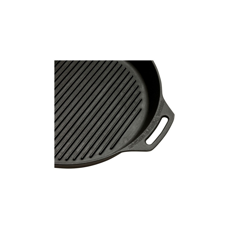 Petromax Grill-Feuerpfanne gp35h, mit 2 Henkeln(schwarz, Ø 35cm)