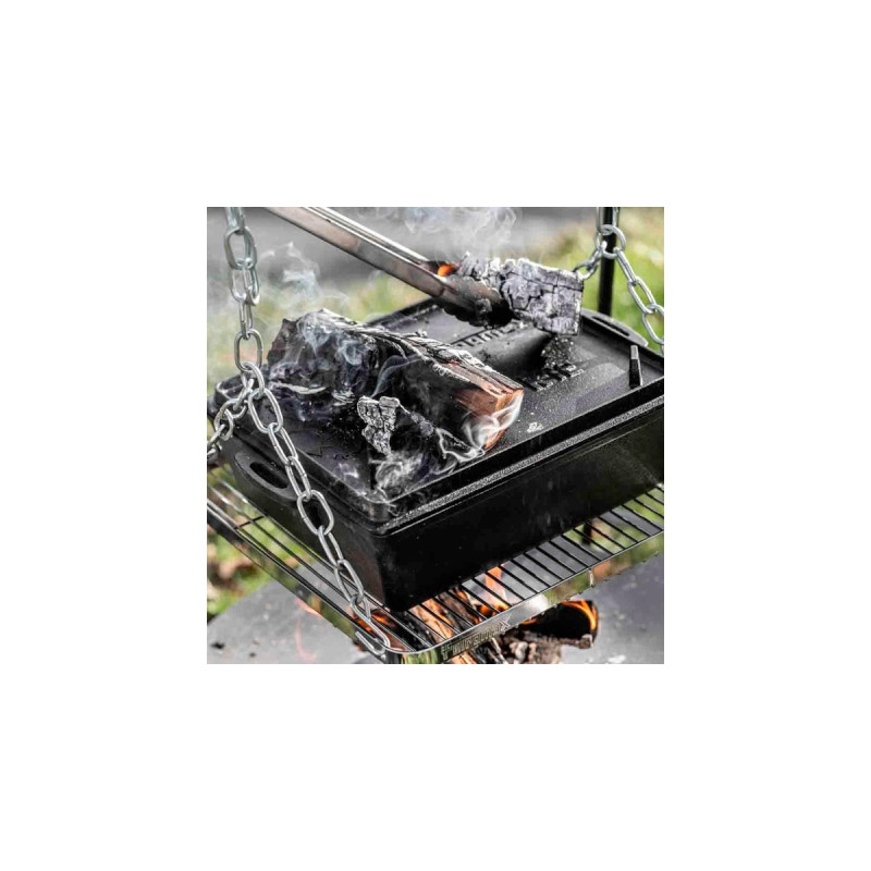 Petromax Kastenform mit Deckel k12, Topf(schwarz)