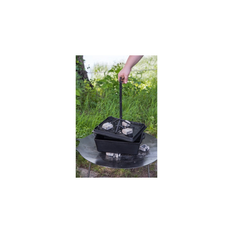 Petromax Kastenform mit Deckel k8, Topf(schwarz)