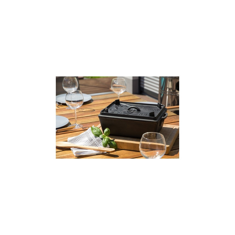 Petromax Kastenform mit Deckel k8, Topf(schwarz)