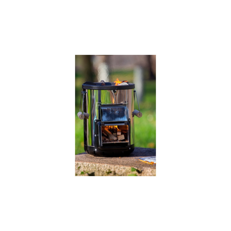 Petromax Raketenofen rf33, Feuerstelle(silber/schwarz)