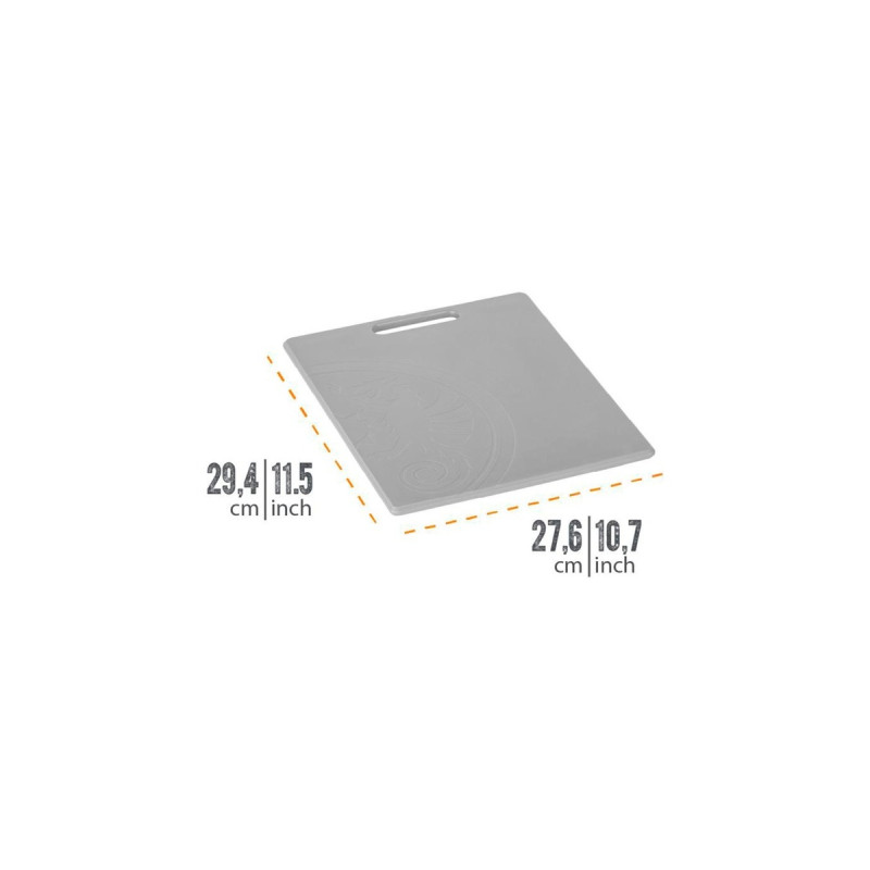 Petromax Schneidebrett und Trennbrett, für Kühlbox kx25(grau, ca. 29 x 28cm)