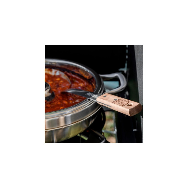 Petromax Servierlöffel 30cm(Griff aus Walnussholz)