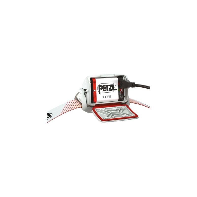 Petzl ACTIK CORE, LED-Leuchte(rot, mit CORE-Akku)