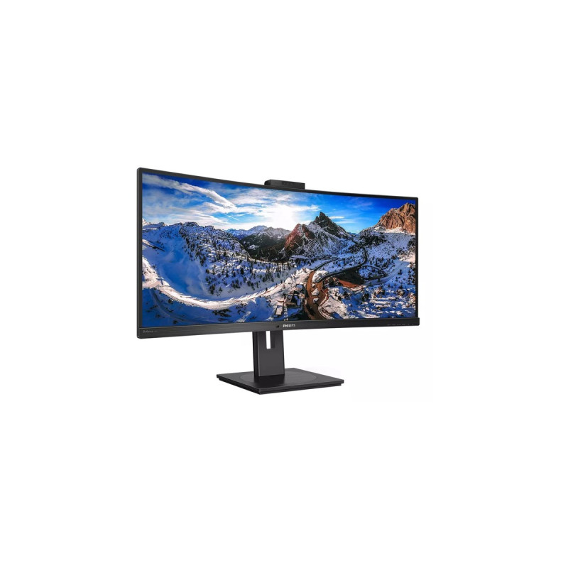 Philips 346P1CRH/00, LED-Monitor(86 cm (34 Zoll), schwarz, WQHD, VA, USB-C, HDMI, HDR, 100Hz Panel)