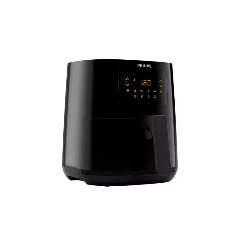 Philips Airfryer Compact HD9252/90, Heißluftfritteuse(schwarz, 1.400 Watt)