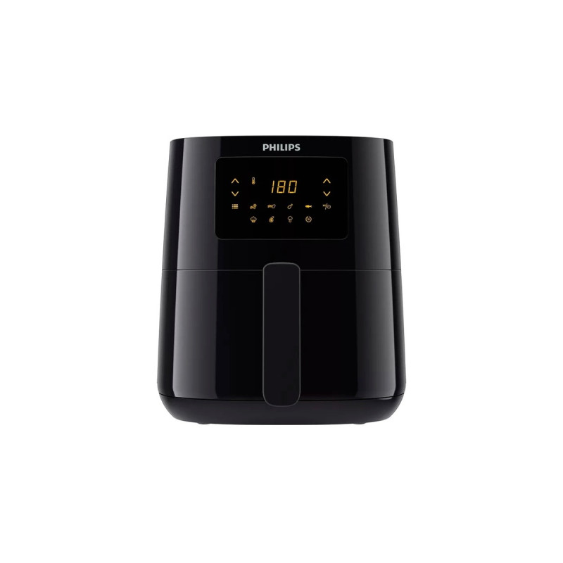 Philips Airfryer Compact HD9252/90, Heißluftfritteuse(schwarz, 1.400 Watt)