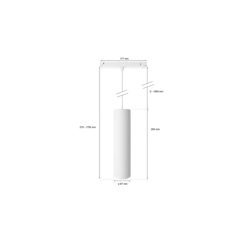 Philips Hue Perifo Pendel-Zylinderleuchte(weiß)