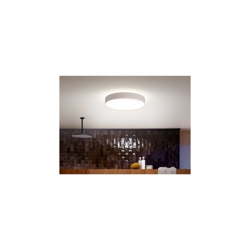 Philips Hue White Ambiance Devere Deckenleuchte, LED-Leuchte(weiß)