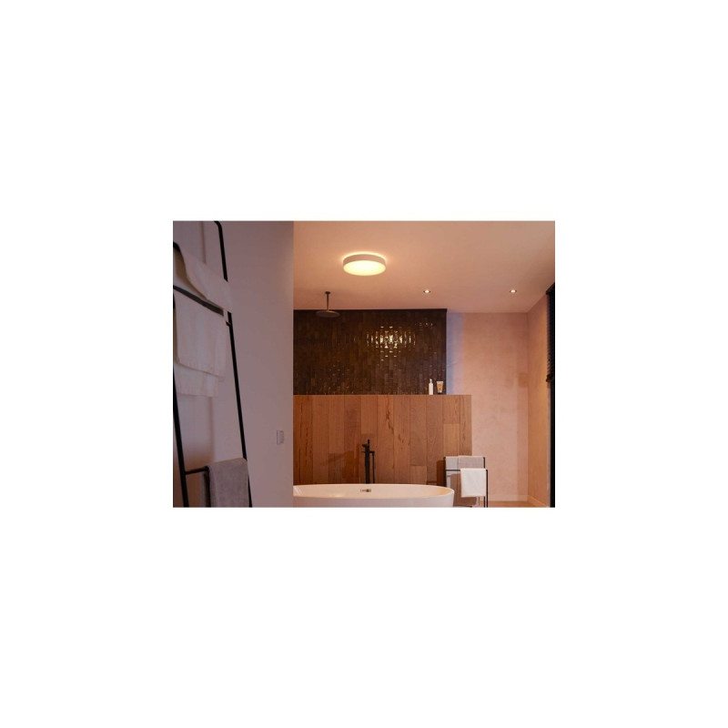 Philips Hue White Ambiance Devere Deckenleuchte, LED-Leuchte(weiß)