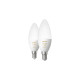 Philips Hue White Ambiance E14, LED-Lampe(Doppelpack, ersetzt 25 Watt)